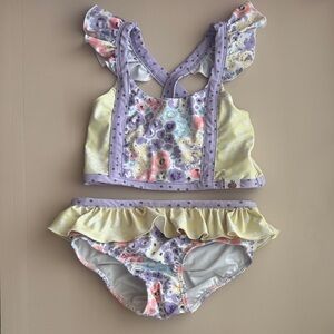 Cheeky Plum girls size 6Y bikini set